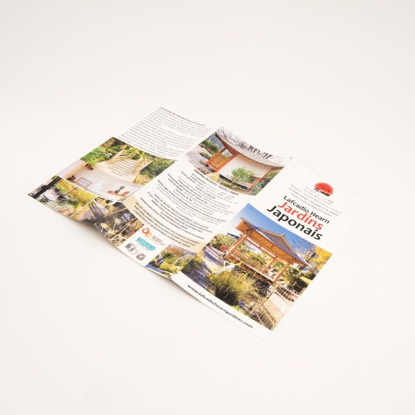 A4 Leaflet for Japanese Gardens Tramore