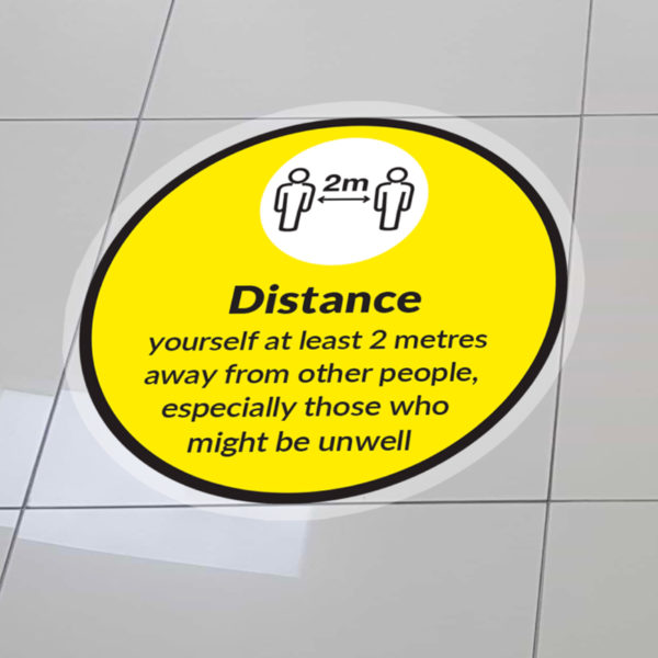 Floor Graphics Social Distance